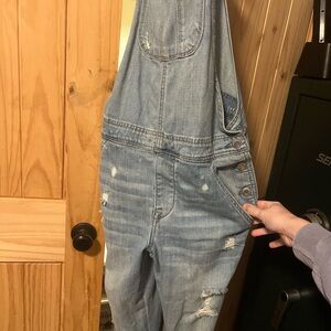 Women’s Light Blue Denim Overalls